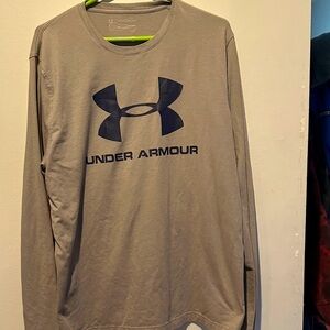 Under Armour Men's Long Sleeve Shirt in Gray